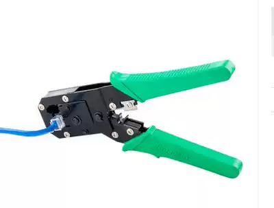 Network line crimping pliers wire stripper 20 crystal head 2 Network straight-through nylon cable ties 10