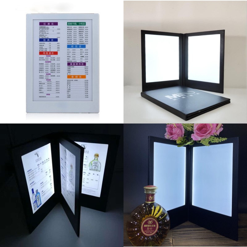 Bar Luminous Dot single Wine Waterboard LED Shine menu Dot Dishes this bar KTV nightclub Wine Water Menu Cards