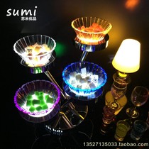 Bar KTV Snack Pan LED Fruit Count Hearts Pan Dried Fruit Pan Creative Luminous Snack Disc Parquet