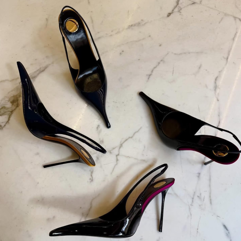 French-Style High Heels for Women, Ultra-High Stiletto Heels, New Shallow Pointed Toe Niche High-End Women's Shoes, Stiletto Heels for Women