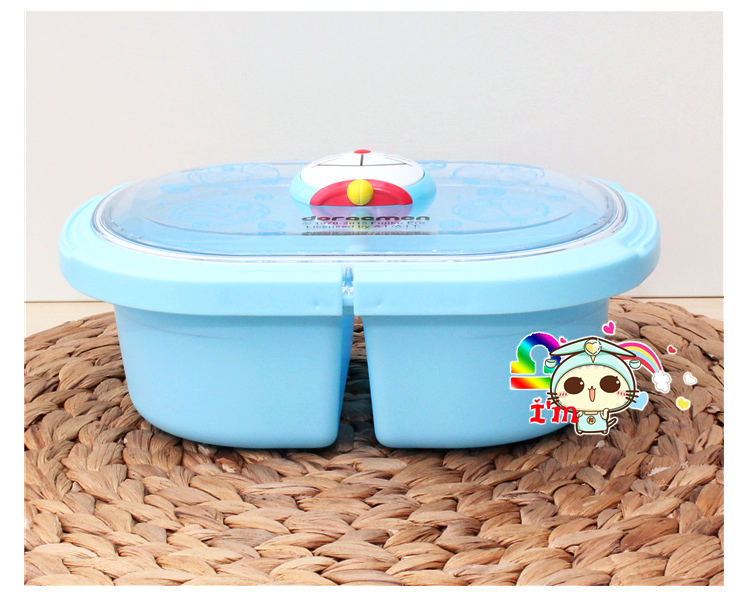 Cartoon Fruit Rice Bento Box Lò vi sóng Một hộp cơm trưa tách biệt giấc mơ Đinh nhỏ Kitty Kitty Hộp cơm trưa kín - Hộp cơm điện sưởi ấm nồi cơm hâm nóng