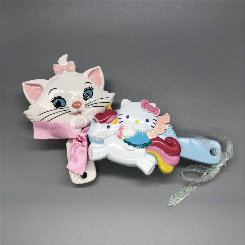 Exit girl cute cartoon smooth hair comb Mary cat kitty air cushion massage portable comb long hair anti-static