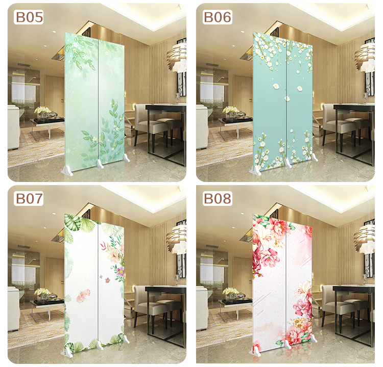 Trung Quốc màn hình phân vùng phòng khách có thể tháo rời màn hình gấp trang trí đơn giản thời trang kinh tế phòng ngủ gấp hai mặt vải - Màn hình / Cửa sổ khung bao cửa gỗ