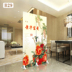 Trung Quốc màn hình phân vùng phòng khách có thể tháo rời màn hình gấp trang trí đơn giản thời trang kinh tế phòng ngủ gấp hai mặt vải - Màn hình / Cửa sổ khung bao cửa gỗ Màn hình / Cửa sổ
