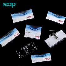 Rip acrylic badge Crystal employee brand name card badge work card badge card job card pin clip badge 7042