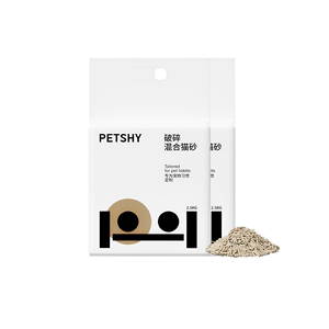 Petshy破碎1.5mm混合猫砂2.5kg*4包