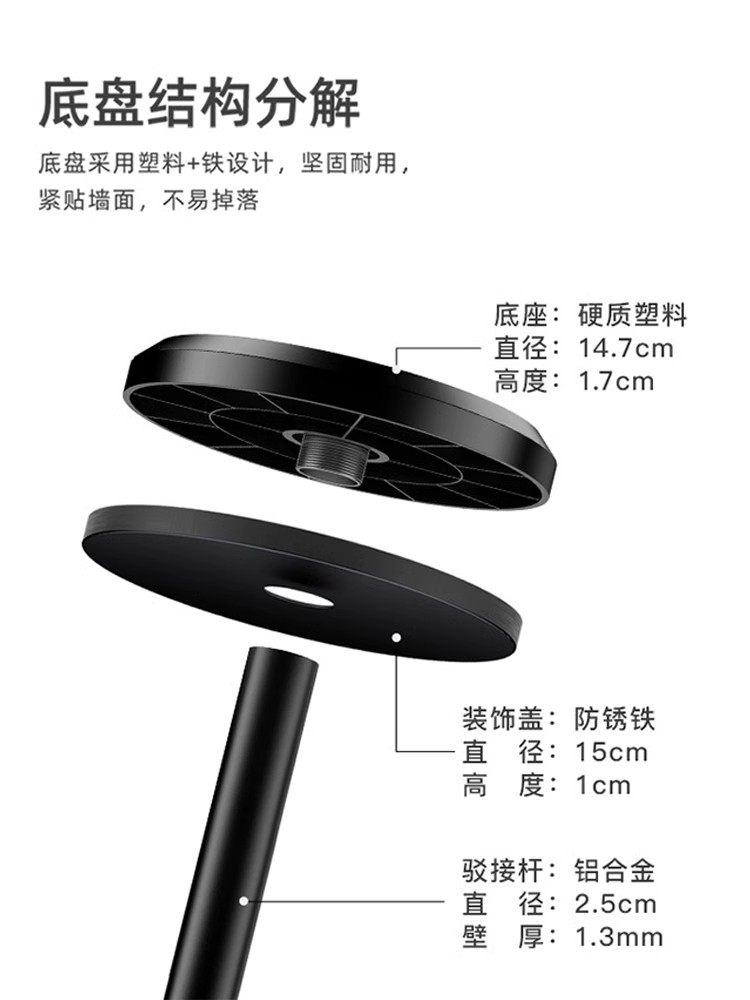 Projector Bracket, Dual-Purpose Wall Mount, Wall-Mounted Bracket with 6mm Screw Holes, 1/4 Inch, Suitable for Xgimi, Jmgo, Dangbei Projectors, Heavy-Duty and Stable Bracket