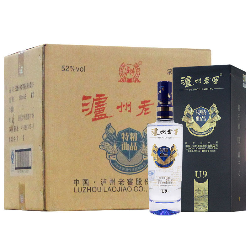 (2012 aged wine)52 degrees Luzhou Laojiao fine special Qu U9 Fragrant type 500mlx6