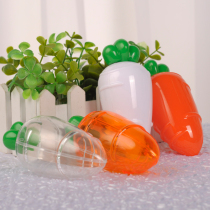 Plastic Carrot Creative Joy Candy Box Cartoon Red White Radish Candy Box Children Birthday Back Gift Box Toys