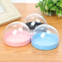 Flat Bottom Hemisphere Transparent Confectionery Case Plastic Case Wedding Creative Joy Candy Box Birthday Party Sweet box containing box