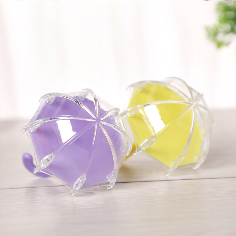 Plastic candy box creative umbrella sugar box Cartoon wedding gift storage box Children's birthday toy box Candy box