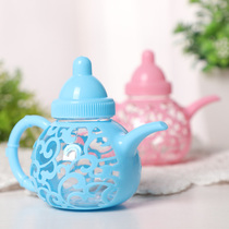 Joy Candy Box Creative Teapot Candy Box Alla God Lamp Gift Packaging Box Small Wine Maker Swing Piece Wedding Gift Candy Box