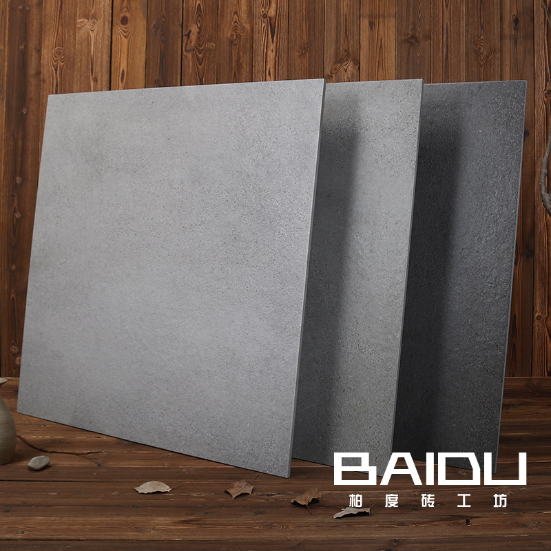 Asphalt Industrial Wind Grey Cement Brick Imitation Ancient Brick 800800 Engineering Non-slip Passenger Dining Hall Wall Brick Non-slip Floor Tiles