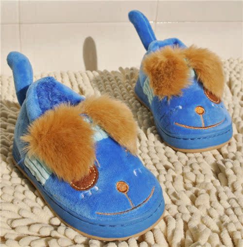 Chaussons enfants en suède pour hiver - semelle caoutchouc - Ref 1020974 Image 80