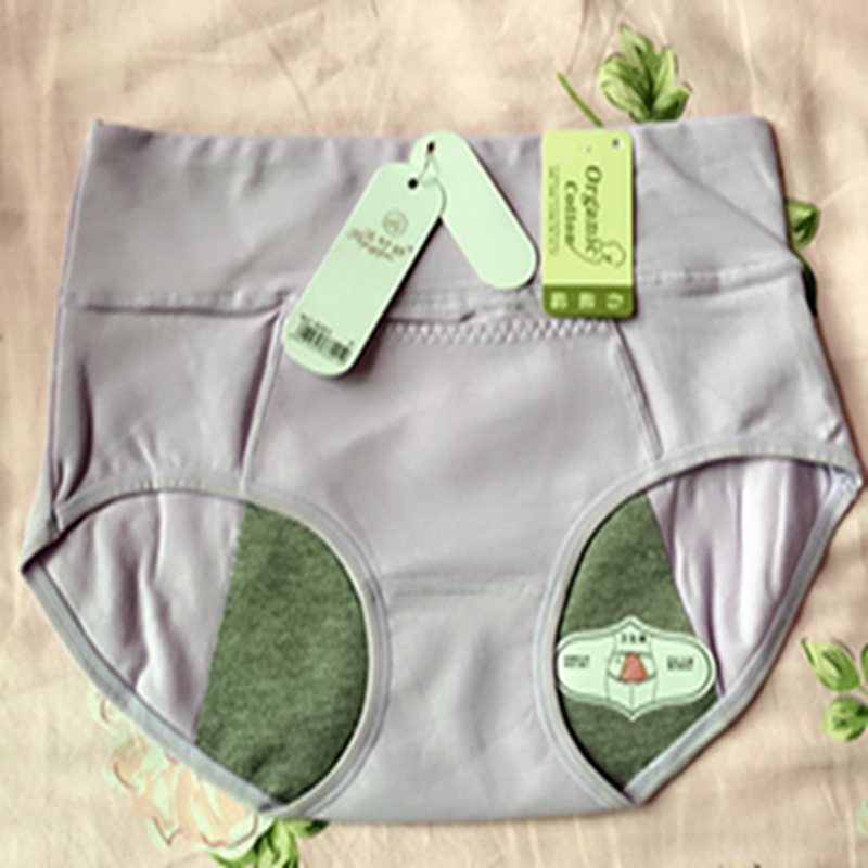 时 6001 nữ cao eo cotton chống rò rỉ đồ lót sinh lý đồ lót tam giác 6 包邮 10 nhận 1 quần lót nữ cao cấp