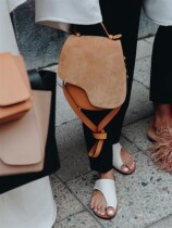 5 Color French Paris designer Italian handmade CARRARA leather bag