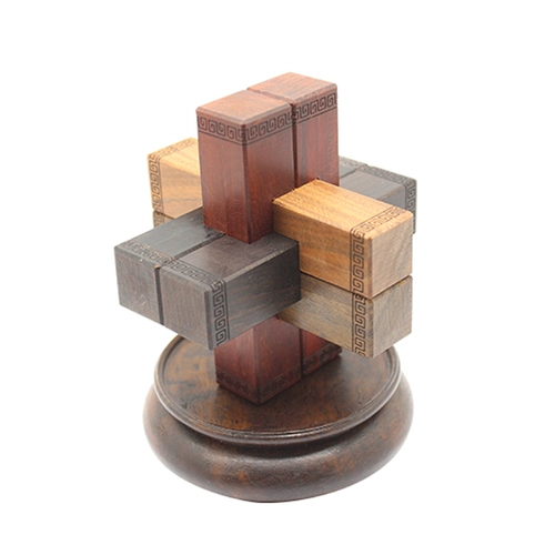 Изысканная головоломка из натурального дерева, интеллектуальная игрушка, подарок на день рождения, прямые продажи с завода