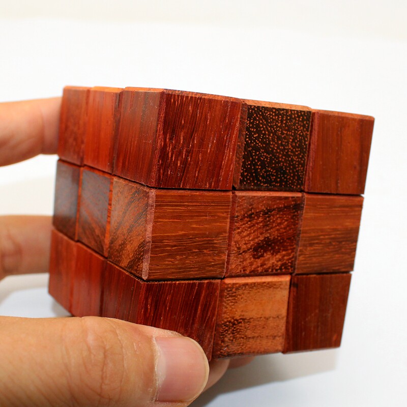 Luban Lock Red Wooden Rubik's Cube Lock Business Craft Gift New Products Children's Elderly Educational Toys Environmental Protection - Taobao