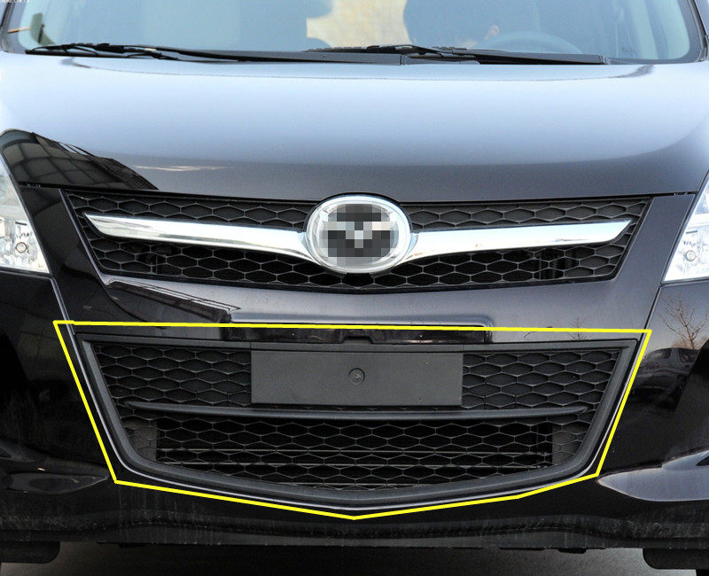 Решетка радиатора нижняя Mazda 8 черная