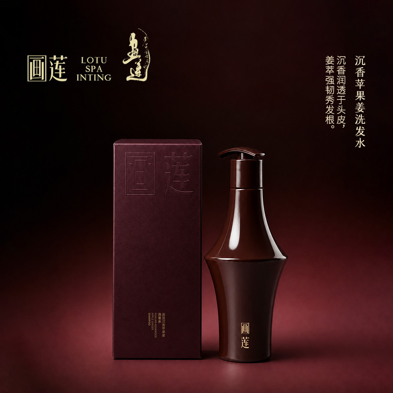 【Ch918】Hualian Agarwood Apple Turmeric Shampoo 300ml