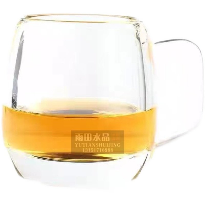 Natural water crystal cup tea cup pure hand polished tea set with cup