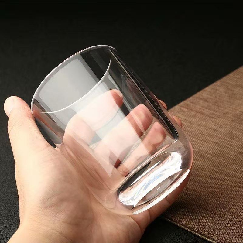 Raw ore natural crystal thickened high temperature resistant water cup juice milk tea cup tea cup master cup