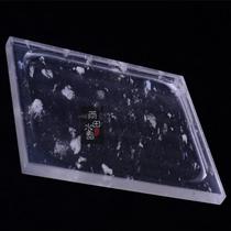 Crystal baking tray environmentally friendly baking tray Crystal tableware square plate baking tray Korean processing board