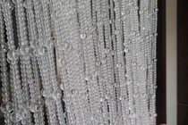 Natural crystal curtain Donghai white crystal gourd bead curtain curtain curtain hanging porch partition screen feng shui light curtain