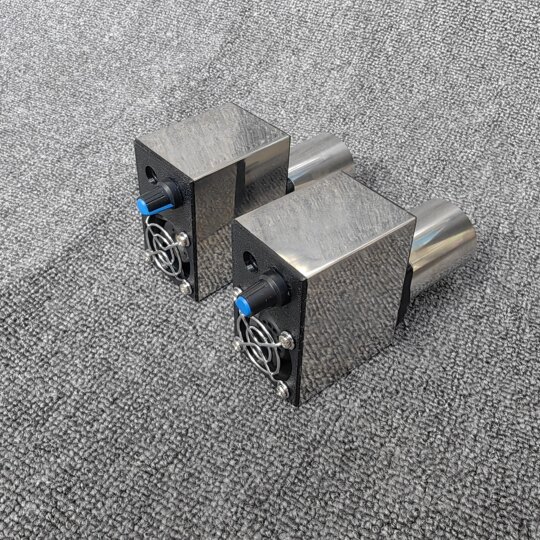 Doppelventilator für den Außenbereich, Vergaser, Vergasung, rauchfreier Ofen, Holzofen, Grill, Geschwindigkeitsgebläse, bürstenloser Saugzugventilator