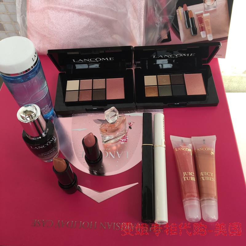 兰蔻2017年圣诞礼包限量礼盒彩妆套装 Lancome小黑瓶精华美国代购