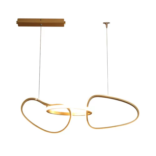 Креативный современный и минималистичный светодиодный легкий и тонкий светильник для гостиной, золотая люстра, популярно в интернете, легкий роскошный стиль