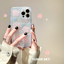 Spring and summer fresh flowers apply iPhone12promax Apple 13 mobile phone shell 11 mesh red xs transparent xr female 8p