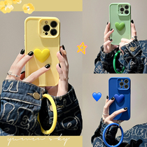 Candy Color Loving hanging ring applicable iPhone13promax Apple 12 phone shell 11 minimalist xsxr stereo 8