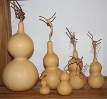 Natural gourd ornaments Chinese knots small gourd feng shui props gourd carving Nafu town house evil spirits