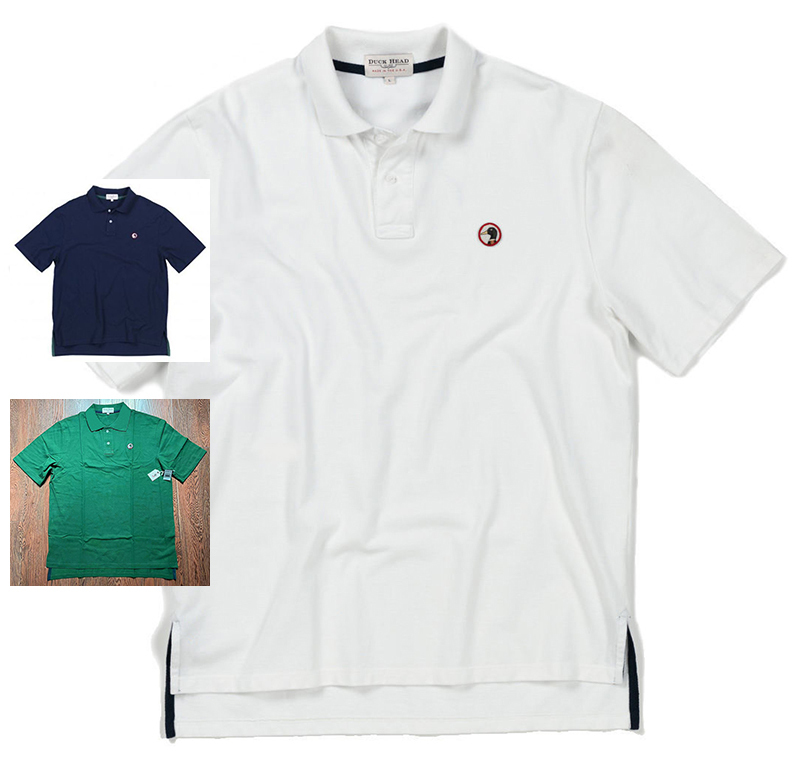 Imported from the United States Duck Head Duck Head Trendy Brand Lapel Short-Sleeved Casual White Summer Men's Polo Polo Shirt