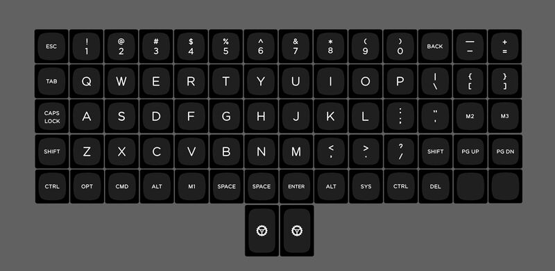 Original and Xda Profile Five-Sided Dye-Sublimation Keycaps Compatible with Corne Sofle Inline Keyboards and Split Keyboards Original and Xda Profile Five-Sided Dye-Sublimation Keycaps Compatible with Corne Sofle Inline Keyboards and Split Keyboards