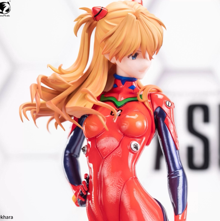 Authentic In-Stock Bearpanda Eva Neon Genesis Evangelion Bear Bear Society Asuka Anime Figure