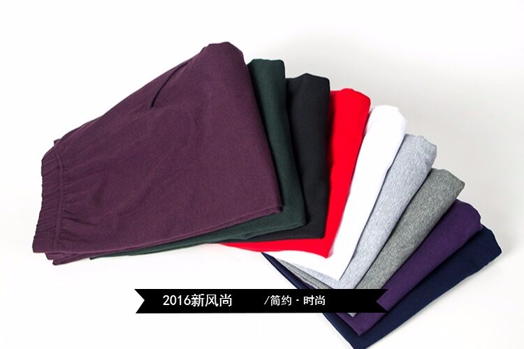 Pantalon collant jeunesse simple en coton - Ref 756472 Image 14