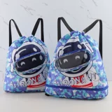 Водонепроницаемая спортивная портативная сумка для хранения для плавания с разделителями подходит для мужчин и женщин, мультяшный пляжный рюкзак