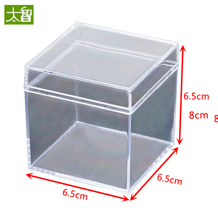 BLIND BOX MODEL CONTAINED PLASTIC BOX WITH LID DISPLAY CASE CRYSTAL CARTOON SMALL MATTER SAMPLE PACKAGING BOX FINE