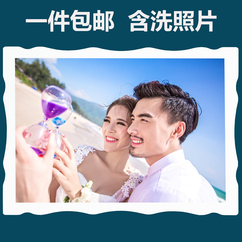 48 inch 50 inch 60 inch Korean crystal porcelain family portrait wedding photo enlargement wall photo frame creative table production