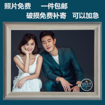 American vintage wedding photo enlargement wall hanging photo frame custom made 7 inch 8 inch 10 inch 12 inch family portrait creative table