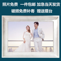 48 inch 50 inch 60 inch European solid wood wedding photo enlargement hanging wall photo frame creative table oil painting frame production