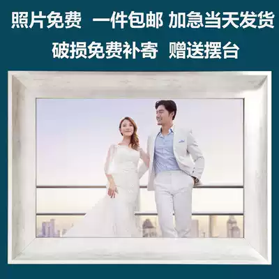 48 inch 50 inch 60 inch European solid wood wedding photo enlargement wall-mounted photo frame creative oil painting frame production