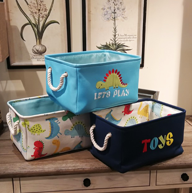 Nordic children's cartoon toy storage basket desktop snack storage box clothing finishing basket toy storage storage basket