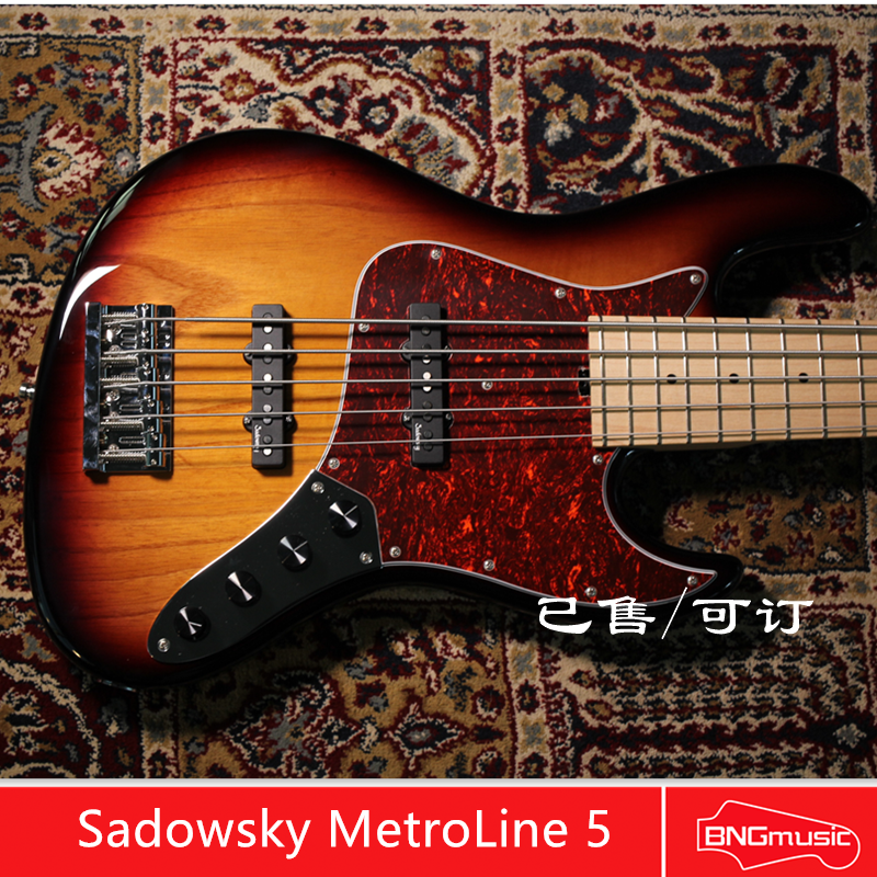 (BNG) Sadowsky MetroLine Vintage 5 bass bass German production