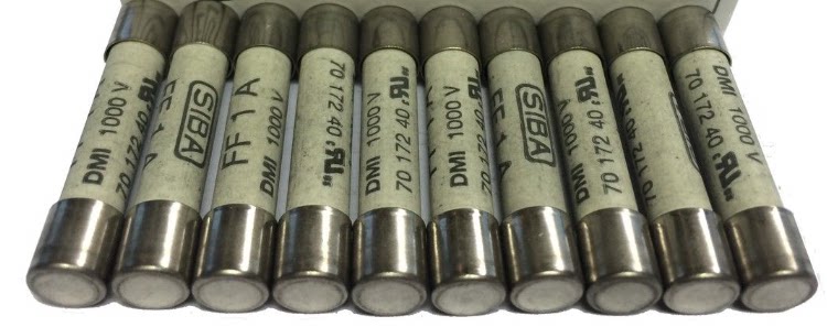 6 * 32MM Ceramic fuse tube Imports SIBA Germany 1KV 1000V FF1A Lyster Body UR