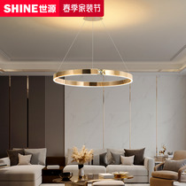 Nordic Light Lavish Restaurant Lamps 2022 New Internet Red Living Room Bar Postmodern Creative Crystal Diamond Ring Pendant Lamp