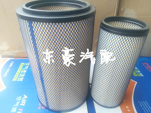 Suitable for k3250 Shaanxi Automobile Delong F3000 air filter imported k3046 full rubber paper air filter