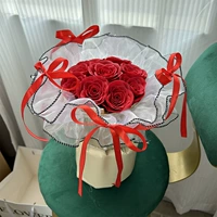 C15-элегантный красный букет балета+подарочный пакет